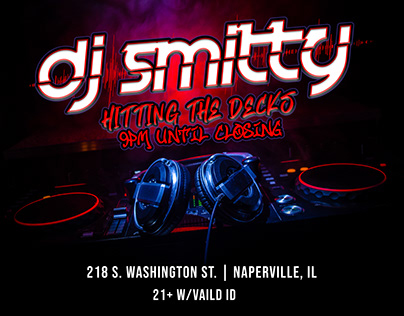 DJ Smitty Promo Flyer for Hizemans