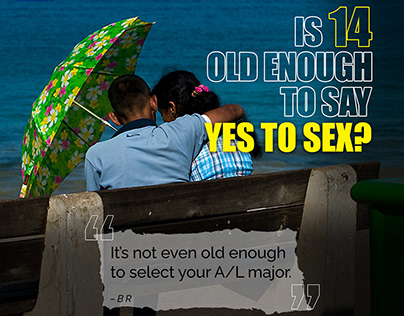 Is 14 old enough to say yes to sex?