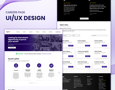 Careers Page - UI/UX Design