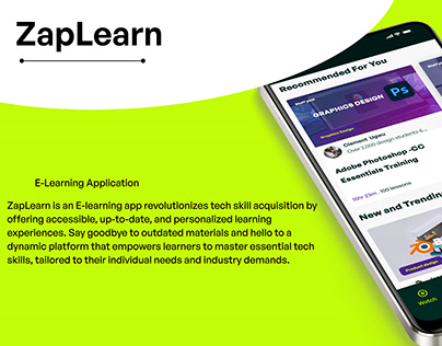 Project thumbnail - Case Study for E-Learning Application for tech skills