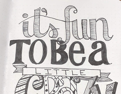 Typography Fun and Doodles