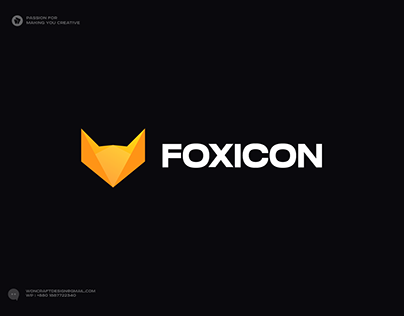 Crypto Token Logo, Blockchain Coin Logo, Fox Logo