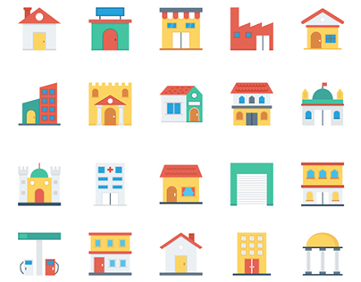 Buildings & Real Estate Icons