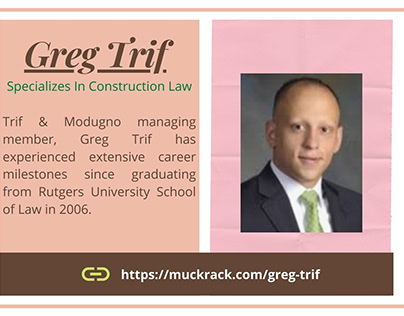 Greg Trif - Specializes In Construction Law