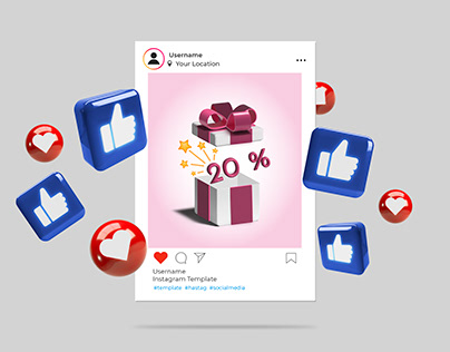 advertising post for instagram