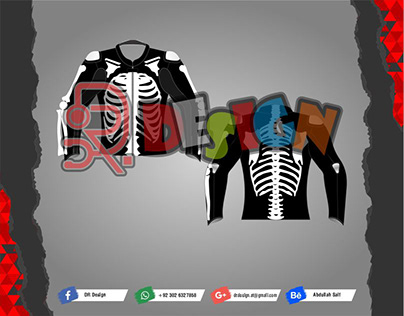 Project thumbnail - Skeleton leather Jacket