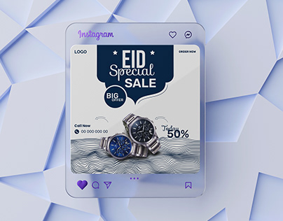 Watch Social Post Design For Eid Special