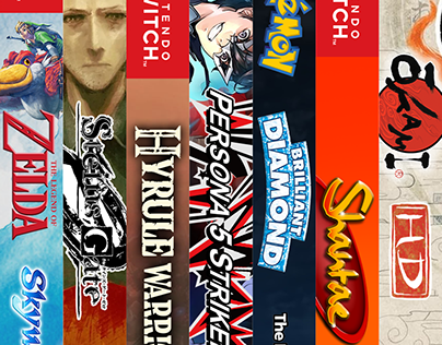 Nintendo Switch Game Spines