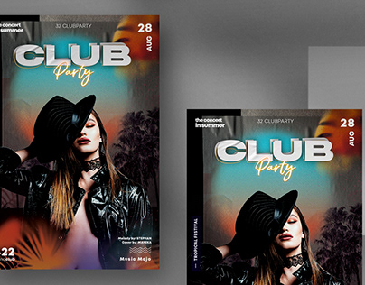 Club Party Performance Flyer Template (PSD)