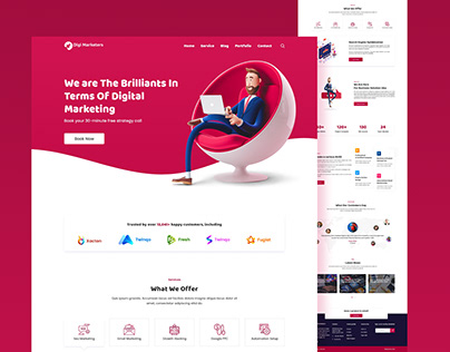 Marketing Agency Website Design