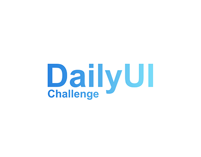 DailyUI Challenge #DailyUI