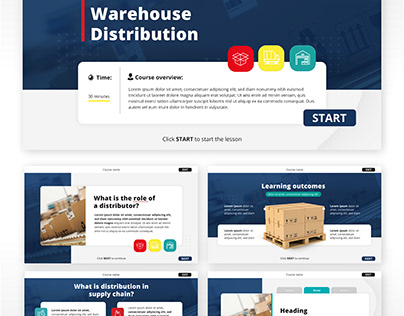 E-Learning Warehouse Distribution Course Design