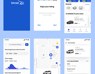 Urcar UX Study Case & UI Design