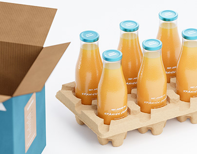 Get Juiced Co. - 3D Bottle Concept & Packaging