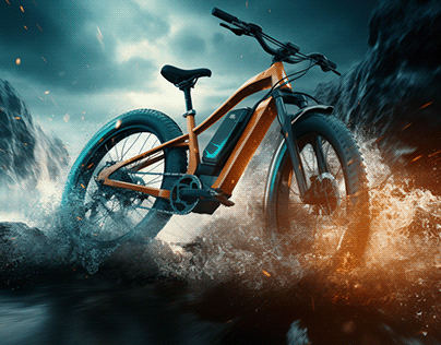Project thumbnail - Ebike 3D Product rendering & Styleframe exploration