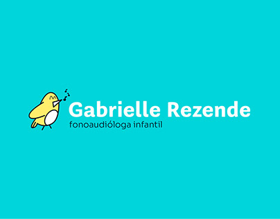 Gabrielle Rezende Fonoaudióloga - Identidade Visual
