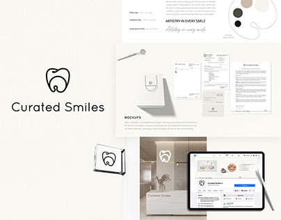 Curated Smiles Branding