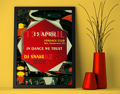 Poster "IN DANCE WE TRUST"