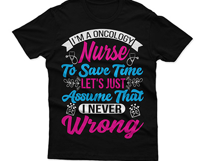 Nurse t-shirt design