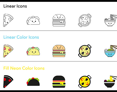 Cute Food Icons