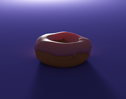 Donut modell in blender