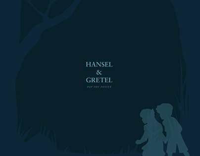 Hansel and Gretel inspired - Pop Out Poster