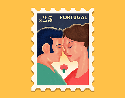25th of April stamp collection