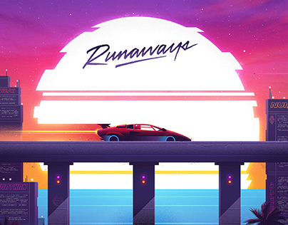 WOLFCLUB: Runaways album art