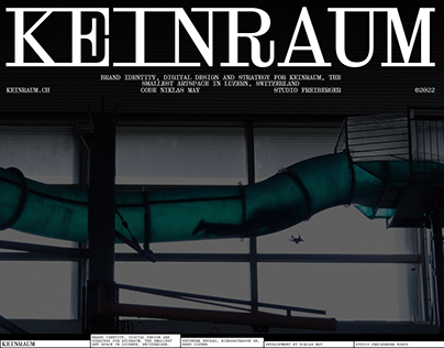 KEINRAUM — Website for Swiss Art Gallery