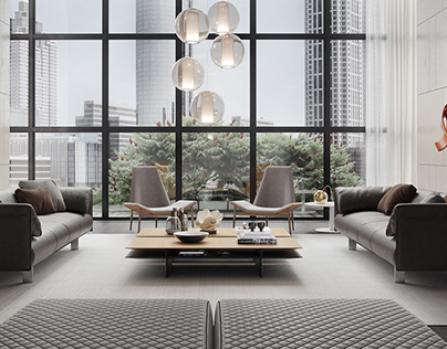 CG - Contemporary Living Room