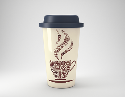 Coffee cups, paper mug, cup design
