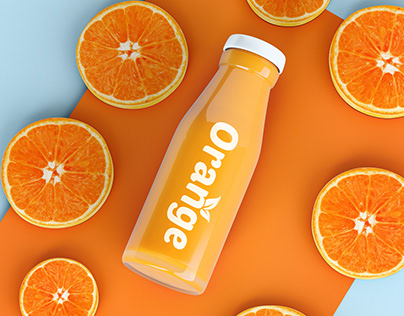 Orange- Juice - Fruit - Logo Design