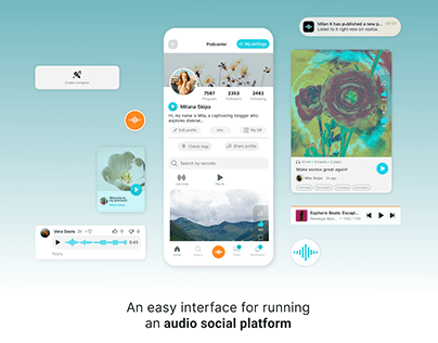 UI/UX for audio social app