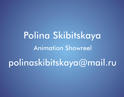 Animation Showreel 2019