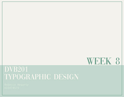 DVB201 | WK 8 Design Critique & Label Design
