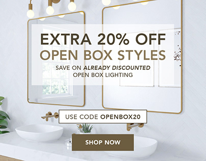 Open Box Sale Jan 2024 Email Design