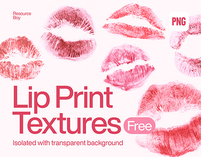 100+ Free Lip Print Textures [PNG]