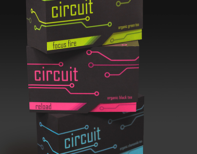 Circuit Tea Packaging | GDUSA Winner