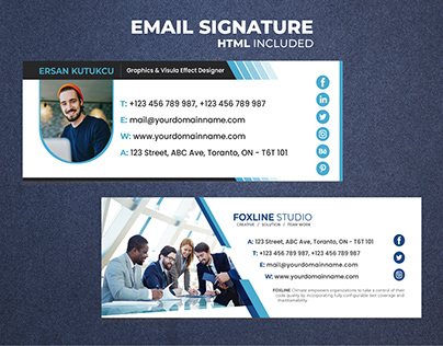 Email Signature - Clickable (HTML Included)