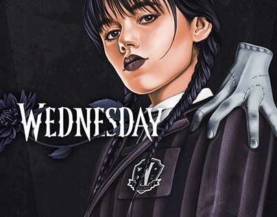 Wednesday Addams Projects | Photos, videos, logos, illustrations and  branding on Behance