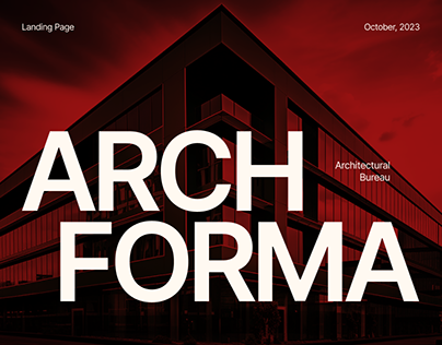 Project thumbnail - ArchForma | Landing Page