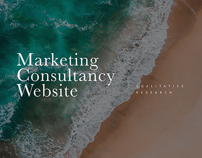 Marketing Consultancy UX Website Research & Design