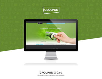 Groupon G-Card Landing Page