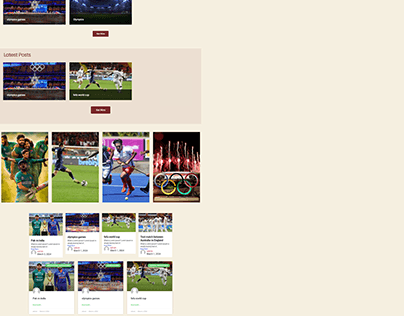 Sports Blogging Website