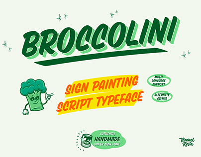 Project thumbnail - Broccolini - Typeface