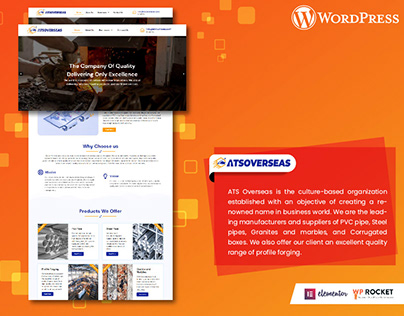 Ats Overseas | WordPress Website Design