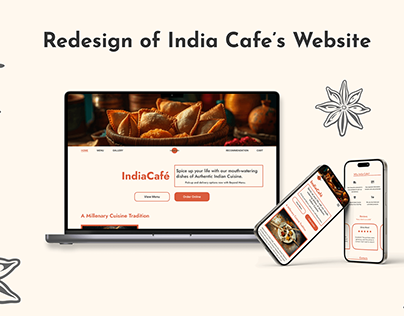 Redesign of Restaurant's Website | Indian Restaurant