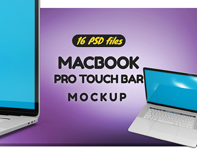 Macbook Pro Touch Bar Mockup