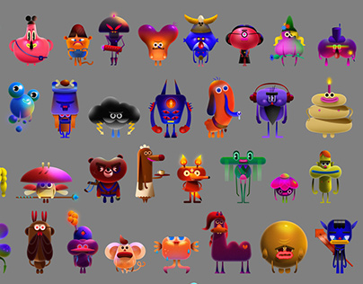 100 Affinity Designer characters