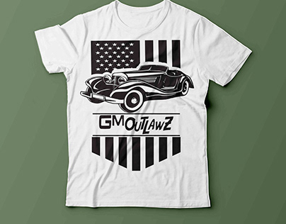 Car T-shirt design
